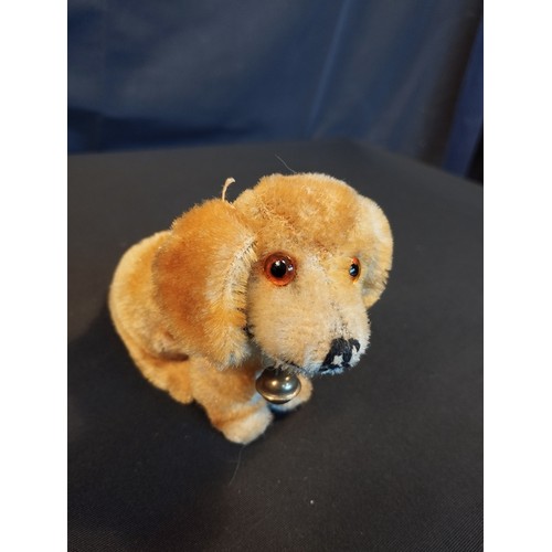 154 - Four Vintage Steiff Mohair Dogs inc 1960's Dachshund with Tag