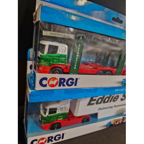 182 - Two Corgi Deicast Eddy Stobart super haulers.