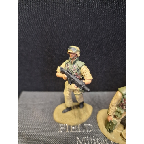 186 - Field of conflict Ltd Military Collectables. 2003.
Model no. IQUS-01, 02 & 03.  Made from a cast met... 