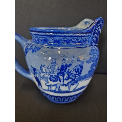 190 - Royal Doulton Eglinton Tournament smaller jug D1425 (#1)
Castle shape
A knight in procession with fo... 