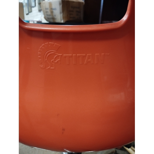 242 - Titan Swivel Chair in Orange