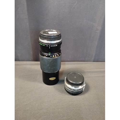 254 - Pair of Olympus Camera Lens. 1:18 f=50mm and 1:5 Auto Zoom 100-200mm