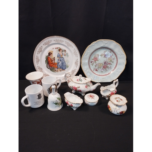 259 - Selection of Vintage Collectable Ceramic and Bone China Tableware inc Royal Wedding Cups, Wedgwood, ... 