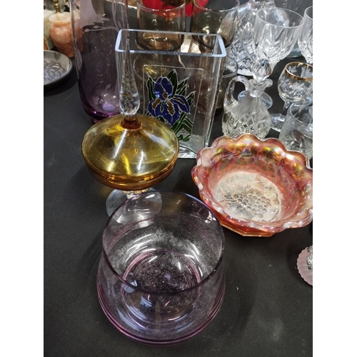 288 - Large Selection of Vintage Glassware inc Royal Doulton Decanter and Demijohn