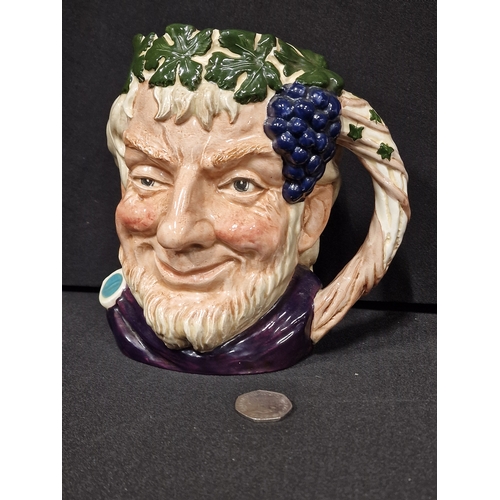 297 - Vintage Royal Doulton 1958 Bacchus D 6499 Toby Mug Jug 7 inch tall.  Mint condition. No chips or mar... 