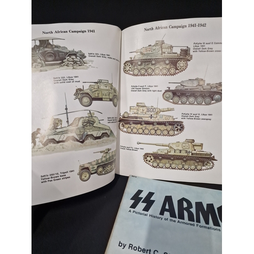 311 - Four model army tanks books.