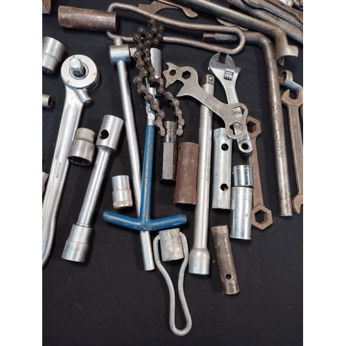 315 - Job Lot of Spanners, Wrenches and Sockets. Lot includes two Sykes Picavant Ball Joint Pullers