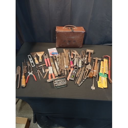 317 - Selection of Vintage Engineering Tools inc Files, Calipers, Drill Bits, Grips and Wrenches