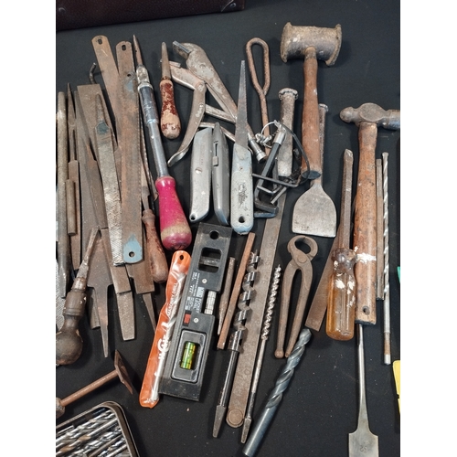 317 - Selection of Vintage Engineering Tools inc Files, Calipers, Drill Bits, Grips and Wrenches