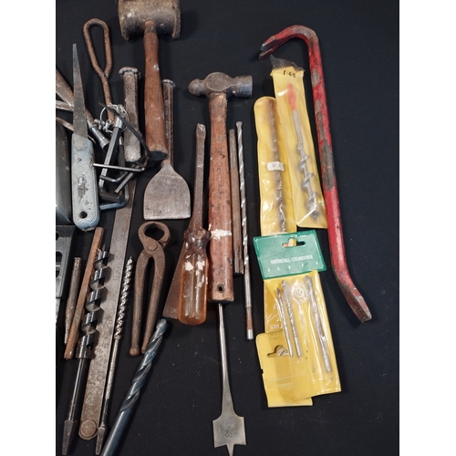 317 - Selection of Vintage Engineering Tools inc Files, Calipers, Drill Bits, Grips and Wrenches