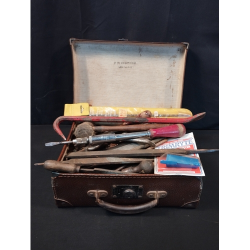 317 - Selection of Vintage Engineering Tools inc Files, Calipers, Drill Bits, Grips and Wrenches