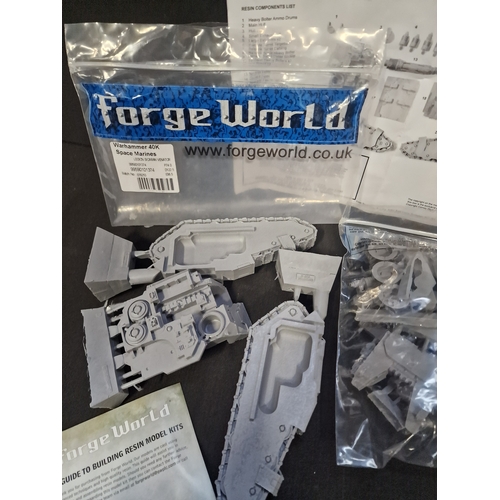 329 - Forge world warhammer 40k space marines sicaran venator. New