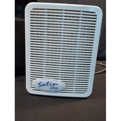 354 - Devola 1500w Panel Heater with Wall Brackets and Remote and a Salin Plus Air Purifier.