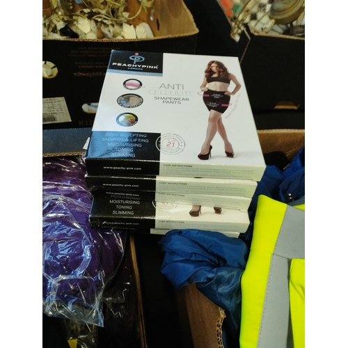 356 - Selection of Various Clothing Items inc Hi-Vis Vests & Trousers. Black polo shirts, Dresses, Anti Ce... 