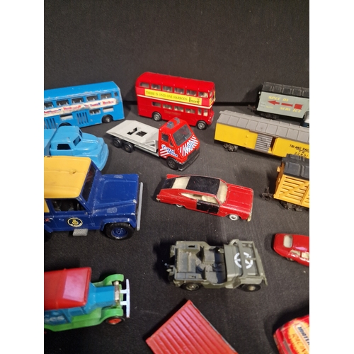 374 - A collection of vintage Corgi, matchbox and Triang.