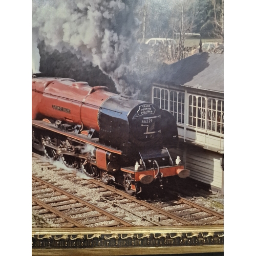 377 - Three railway wall hanging pictures