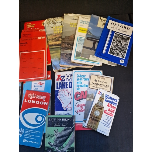 11 - A collection of ordnance survey maps and guides