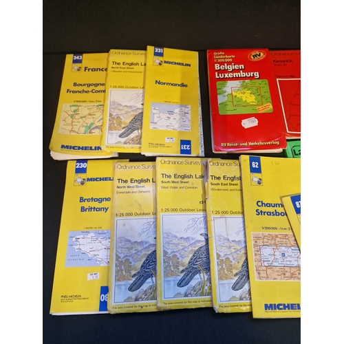 11 - A collection of ordnance survey maps and guides