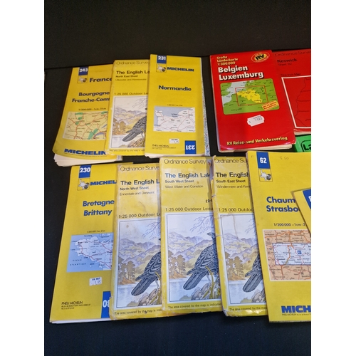 11 - A collection of ordnance survey maps and guides