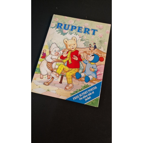 6 - A collection of 15 Rupert Annuals numbers 55 to 69 (inclusive) year 1990 to 2004