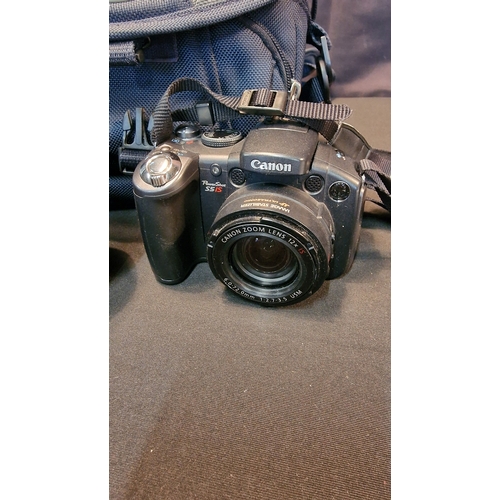 12 - Canon PowerShot S5 IS 8.0MP 12x Zoom Camera. Comes with Canon Pro max Optics 58mm 0.45x wide macro l... 