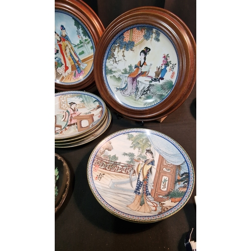 33 - Imperial Jingdezhen Porcelain Beauties of the Red Mansion plate Hsi-Feng Hsifeng Zhao Huimin. A coll... 