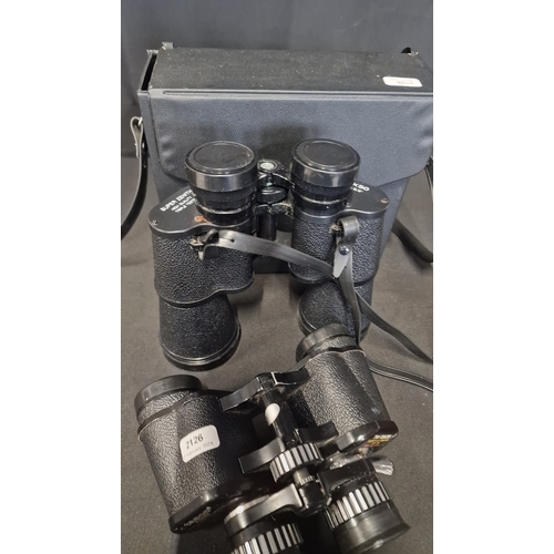 46 - Two pairs of vintage binoculars. TASCO 7x 15x35 325ft and Suoer Zenith 10x50 field5.5