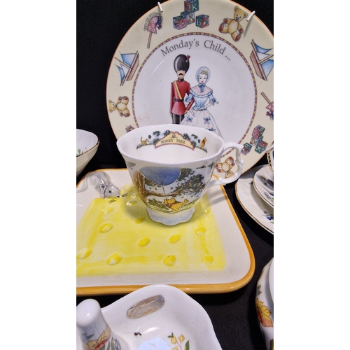 94 - A selection of Ainsley, Royal Doulton and Royal Worcestershire