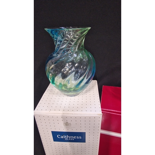 101 - A collection of Caithness, Royal Albert and Preludio glassware and Vases also includes vintage glass... 