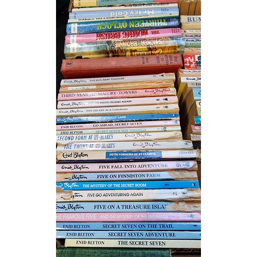 120 - A large collection of 40 Enid Blyton hard and paper back books. And a collection of 12 Roald Dahl bo... 