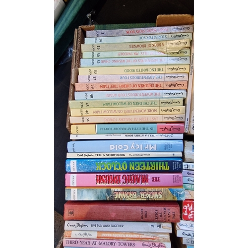 120 - A large collection of 40 Enid Blyton hard and paper back books. And a collection of 12 Roald Dahl bo... 