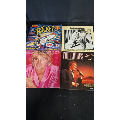 129 - A selection of Vinyl LPs records incudes Stevie Nicks, Rocket, Fleetwood Mac and Marilyn Monroe