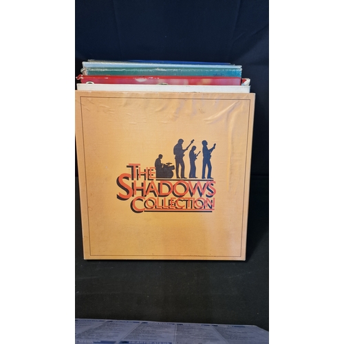 138 - Eight collectors box sets LP vinyl records includes Smash hits of today 1983 and the shadows