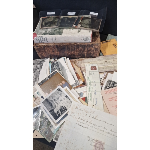 152 - A very large collection of Ephemera includes, photographs, postcards, pictures, books.  Dates from 1... 