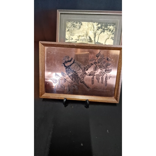 168 - Etchmaster originals.  Two copper etchings by Doreen Edmonds and one brass