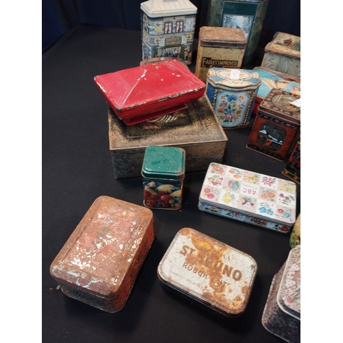 199 - Job Lot of Vintage Collectable Tins