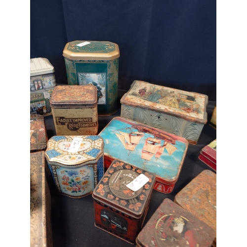 199 - Job Lot of Vintage Collectable Tins