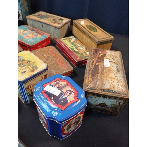 199 - Job Lot of Vintage Collectable Tins