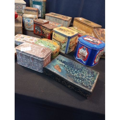 199 - Job Lot of Vintage Collectable Tins