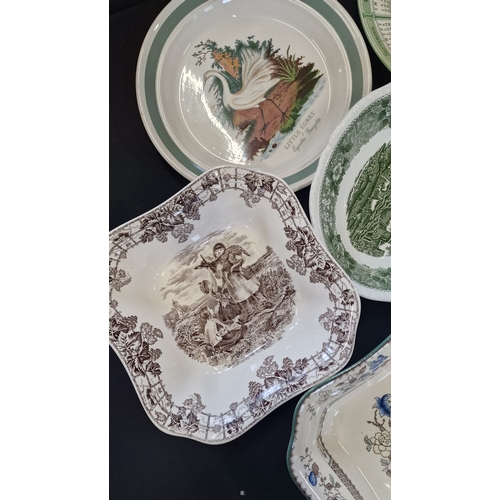 200 - A collection of Copeland, Adams and Royal Albert ceramics