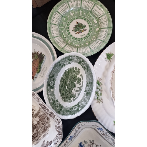 200 - A collection of Copeland, Adams and Royal Albert ceramics