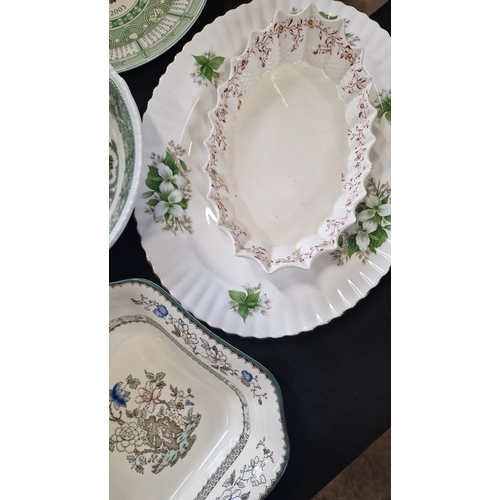 200 - A collection of Copeland, Adams and Royal Albert ceramics