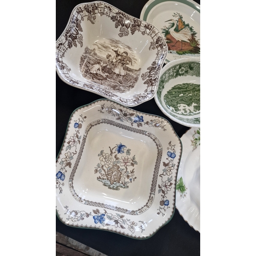 200 - A collection of Copeland, Adams and Royal Albert ceramics