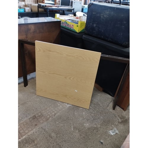 263 - Foldaway Table / Desk. Approx. 75L x 75W x 72H cm