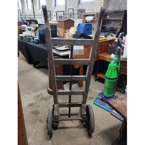 268 - Vintage 1930's Slingsby Railway Platform Sack Truck. Approx. 143cm High.