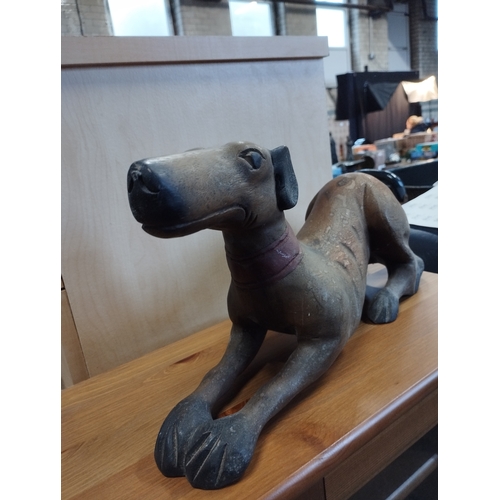 269 - Wooden Dog Approx. 40cm Length