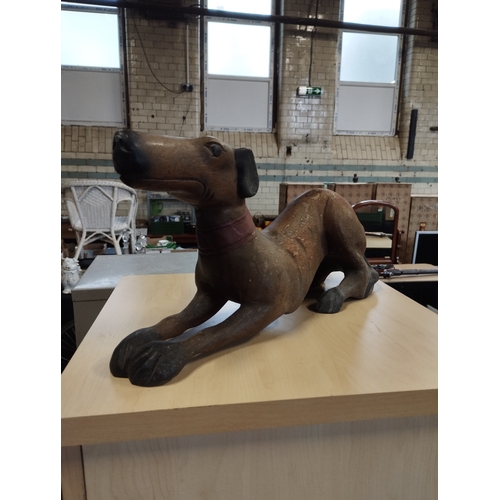 269 - Wooden Dog Approx. 40cm Length