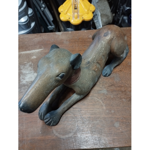 269 - Wooden Dog Approx. 40cm Length