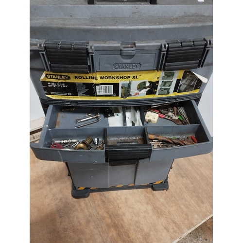 274 - Stanley Rolling Workshop XL Tool Box Loaded with Various Tools and Fixings