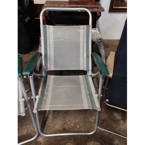 295 - Three Folding Camping Chairs